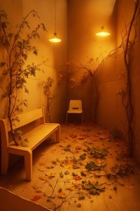 Un tappeto di foglie dorate che invita alla lentezza, all'ascolto e alla meraviglia.